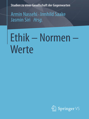 cover image of Ethik – Normen – Werte